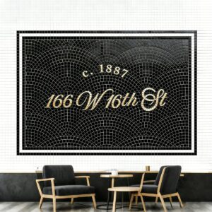 Custom Mosaic QCLAW Design | Handcrafted Personalized Logo & Lettering Art | Premium Ceramic Metal Wall Tile