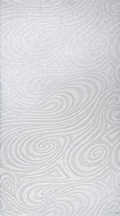 Handmade Flower Mosaic Art #115 | Botanical Tile Wall Decor