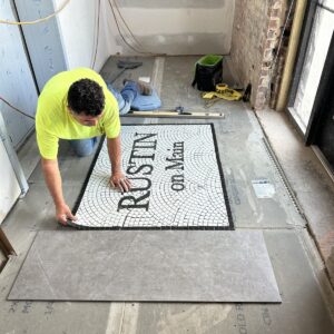 Luxury Artisan Mosaic Letters | Bespoke Handcrafted Text | Metal Premium Wall Art