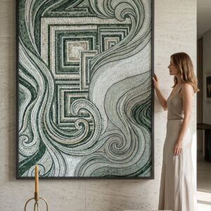 Decorative Mosaic Painting | Art Design #0001