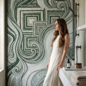 Decorative Mosaic Painting | Art Design #0002