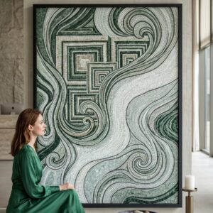 Decorative Mosaic Painting | Art Design #0010