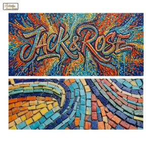 Img 7 Jack & Rose graffiti calligraphy mosaic artwork