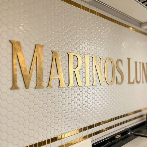 Product 5221 Image 2 Custom Mosaic Lettering Floor Art 00416 | BiliTiles