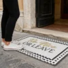 Custom Mosaic Lettering Floor Vlice Brand Design | BiliTiles