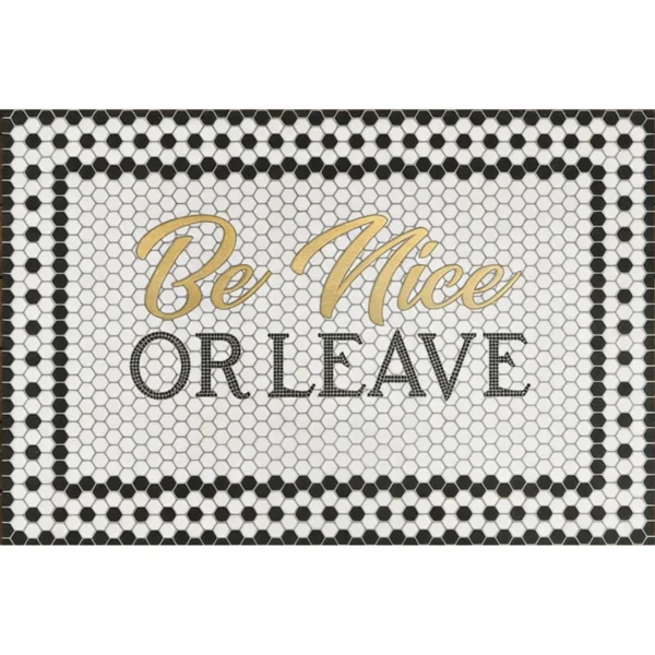 Custom Mosaic Lettering Floor Vlice Brand Design | BiliTiles
