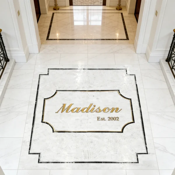 Product 5225 Image 1 Custom Mosaic Lettering Floor Series 2005 | BiliTiles