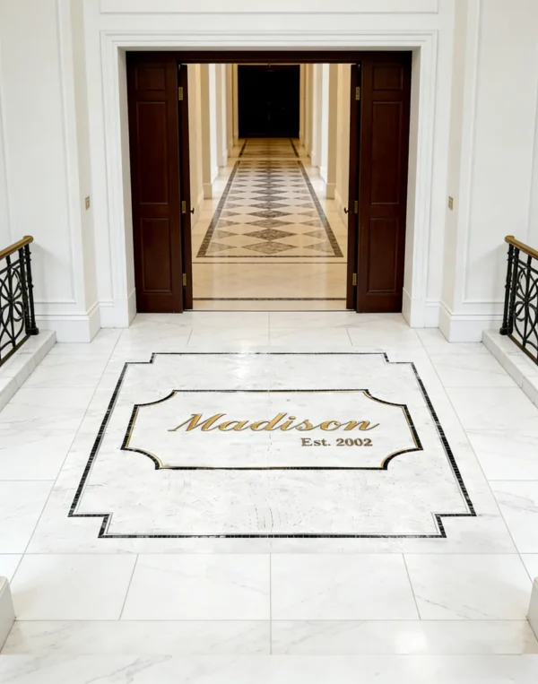Product 5225 Image 3 Custom Mosaic Lettering Floor Series 2005 | BiliTiles