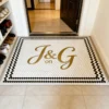 Custom Mosaic Lettering Floor JG Art Collection | BiliTiles