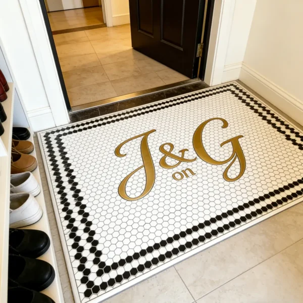 Custom Mosaic Lettering Floor JG Art Collection | BiliTiles