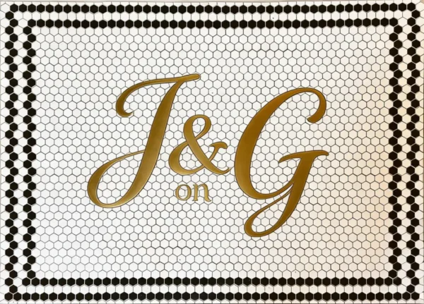Custom Mosaic Lettering Floor JG Art Collection | BiliTiles