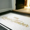 Product 5227 Image 2 Custom Mosaic Lettering Floor Quiet Art Collection | BiliTiles