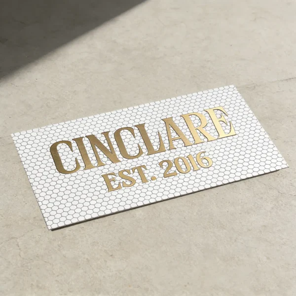 Product 5230 Image 12 Custom Mosaic Lettering Floor CINCLARE Design | BiliTiles