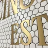Product 5230 Image 2 Custom Mosaic Lettering Floor CINCLARE Design | BiliTiles