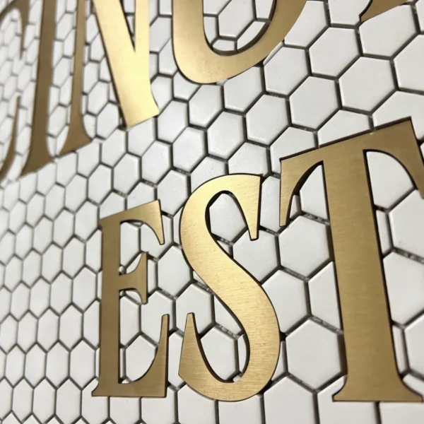 Product 5230 Image 2 Custom Mosaic Lettering Floor CINCLARE Design | BiliTiles