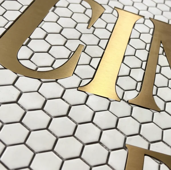 Product 5230 Image 3 Custom Mosaic Lettering Floor CINCLARE Design | BiliTiles
