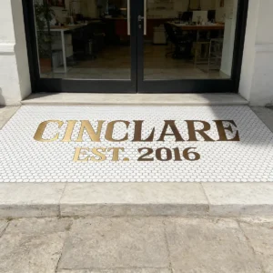 Product 5230 Image 5 Custom Mosaic Lettering Floor CINCLARE Design | BiliTiles