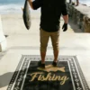Custom Mosaic Lettering Floor LON Brand Design | BiliTiles