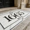 Product 5232 Image 3 Custom Mosaic Lettering Floor Classic Pattern 1665 | BiliTiles