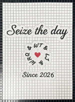 Product 5233 Image 1 Custom Mosaic Lettering Floor Seize Art Design | BiliTiles