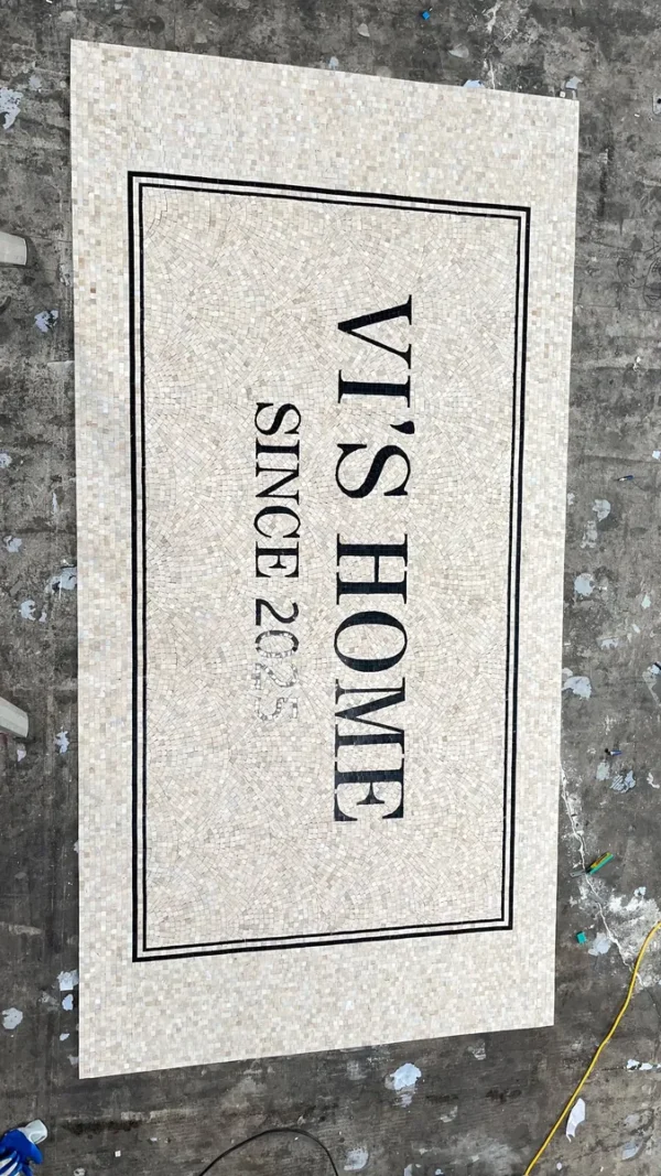Product 5234 Image 10 Custom Mosaic Lettering Floor VIS-HOME Design | BiliTiles