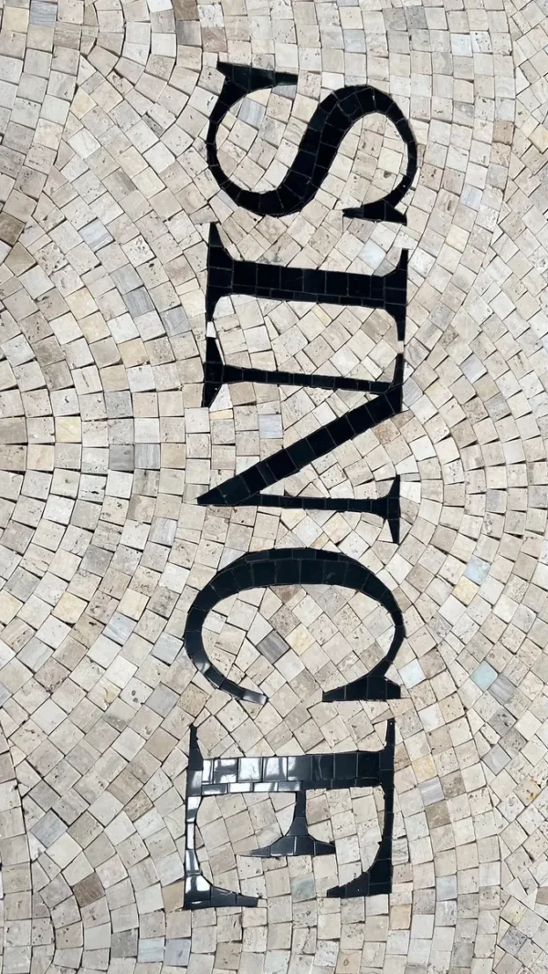 Product 5234 Image 6 Custom Mosaic Lettering Floor VIS-HOME Design | BiliTiles