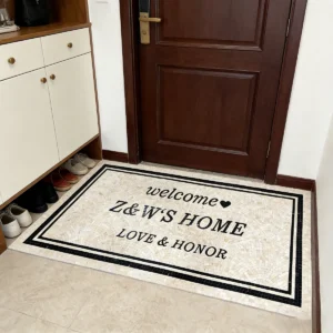 Product 5235 Image 7 Custom Mosaic Lettering Floor Design | Z&W Custom Mosaic Collection | BiliTiles