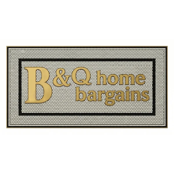 Product 5241 Image 3 Custom Mosaic Lettering Floor BQ Design | BiliTiles