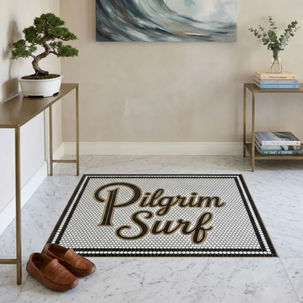 Product 5246 Image 3 Custom Mosaic Lettering Floor Pig Art Design | BiliTiles