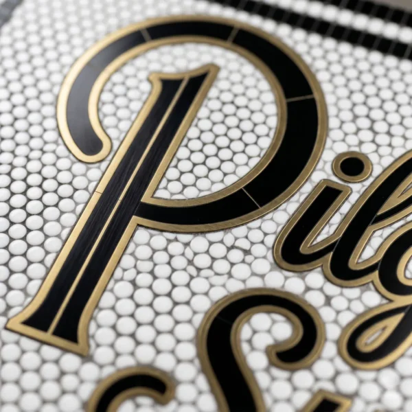 Product 5246 Image 4 Custom Mosaic Lettering Floor Pig Art Design | BiliTiles