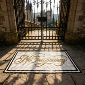 Product 5248 Image 4 Custom Mosaic Lettering Floor Design NO Series | BiliTiles