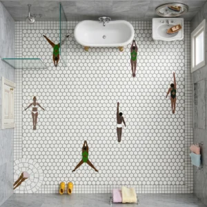 the-swimmers-mosaic-04 Product close-up - The Swimmers Mosaic tile design