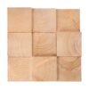 1200-240 3D Square Spruce Wood Mosaic Wall Tile Panel