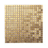 Metallic Gold Square Mosaic Wall Tiles