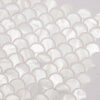 White Mother of Pearl Mini Fish Scale Mosaic Tiles - Elegant Natural Decor