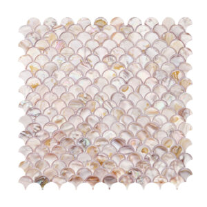 1202-181 Natural Mother of Pearl Fish Scale Tiles For Kitchen Backsplash Bathroom Wall Shower Backsplash Tile