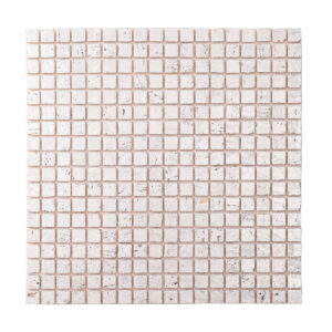 Silver Foil Travertine Mosaic Wall Tiles