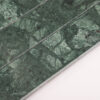 Long Strip Dark Green Marble Mosaic Tiles