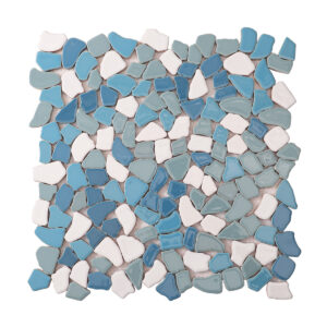 Irregular Broken Ceramic Pebble Mosaic Tiles