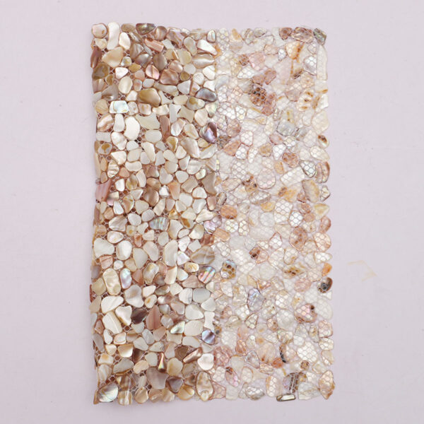 Mother of Pearl Random Tiny Pebble Mosaic Tiles
