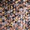 1203-306 3D Hexagon Metal Mosaic Wall Tiles