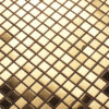 Metallic Gold Square Mosaic Wall Tiles