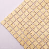 Gold Foil Square Travertine Mosaic Tiles