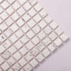 Silver Foil Travertine Mosaic Wall Tiles