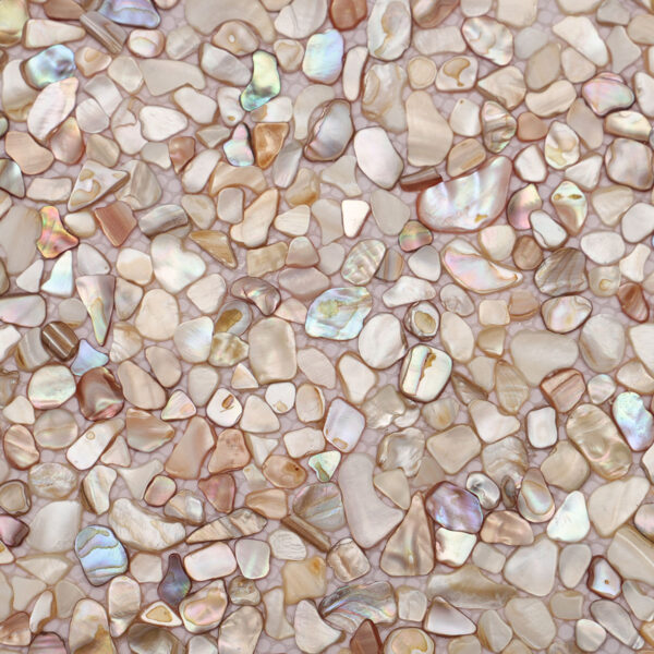 Mother of Pearl Random Tiny Pebble Mosaic Tiles