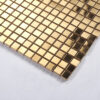 Metallic Gold Square Mosaic Wall Tiles