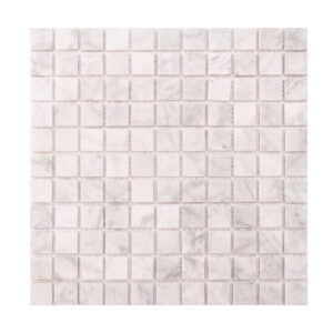 1204-391 White Carrara Square Marble Mosaic Tiles Stone Tile