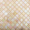 Cream Beige Pearlescent Square Mosaic Backsplash Tiles