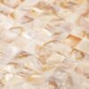 Beige Wart Mother Of Pearl Tight Joints Square Mosaic Tile