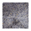 Polished Black Square Glass Mosaic Wall Pool & Floor Tile 10X10mm